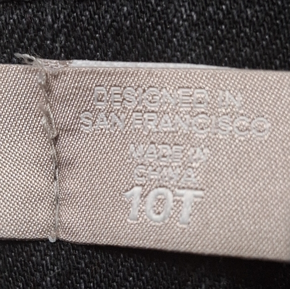 Athleta Ultra Skinny Sculptex Zip Ankle Carbon Wash Black Jeans    Size 10T - Picture 10 of 11